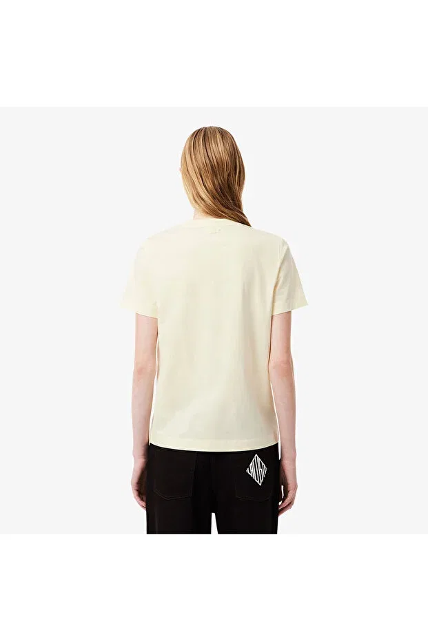 Футболка Lacoste S7g-Yellow, желтая — фото 2