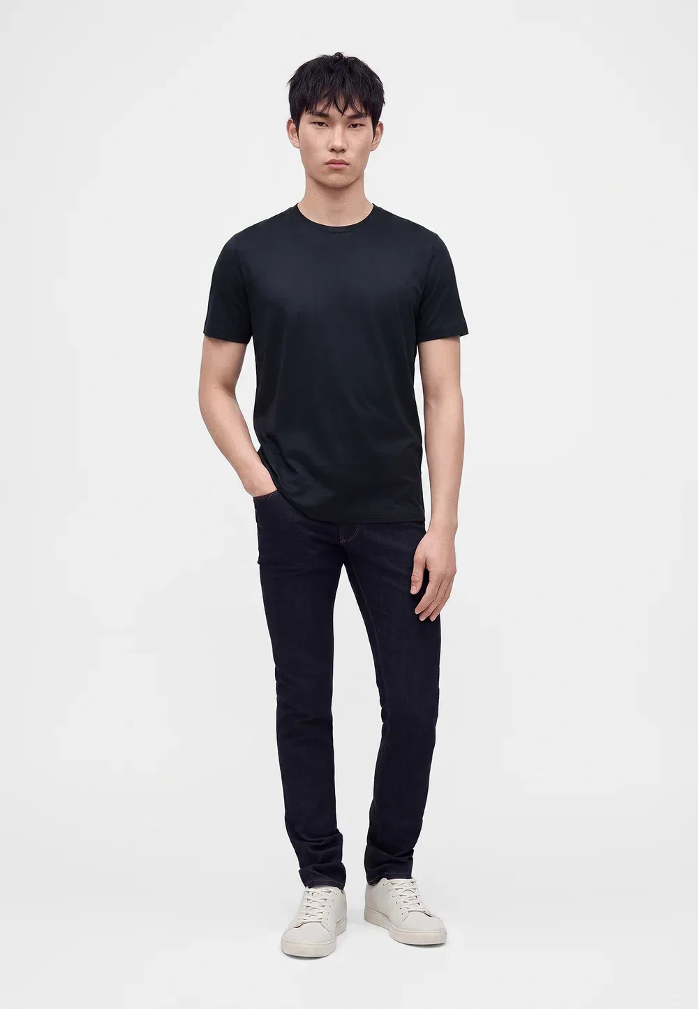 Простая футболка Emporio Armani, Iconico Blu Navy — фото 2