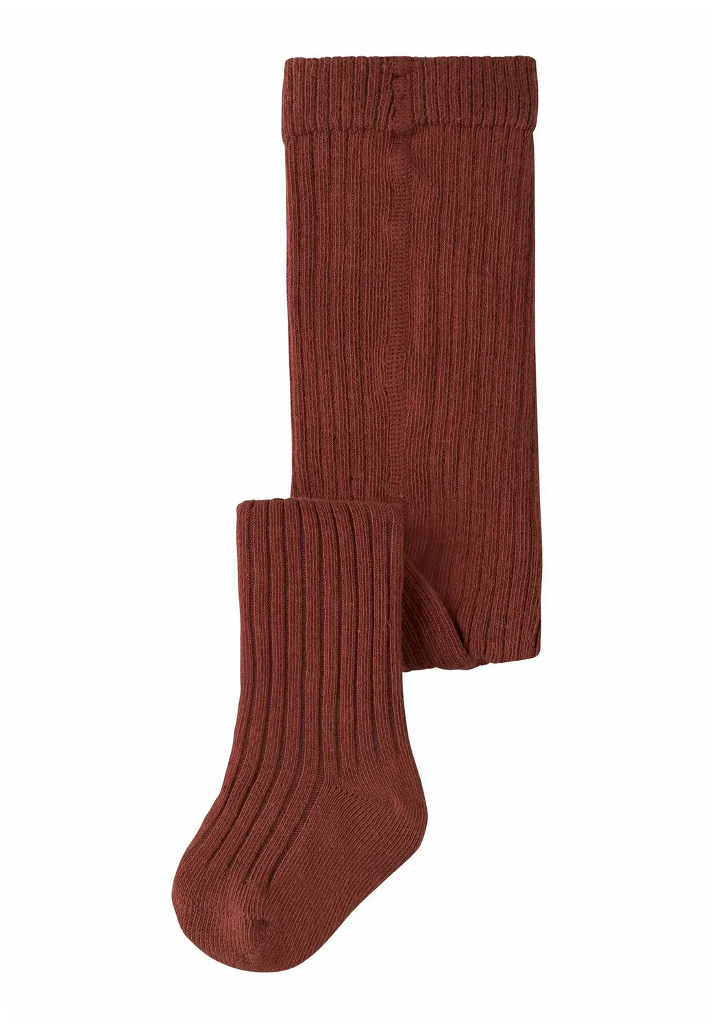 Strumpfhose риппстрик - колготки Lil' Atelier, Mahogany