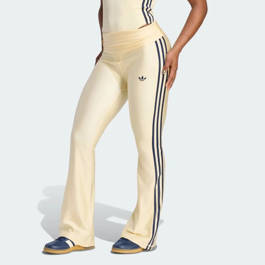 Спортивные брюки ADIDAS PERFORMANCE Boot cut светло-желтого цвета — фото 2