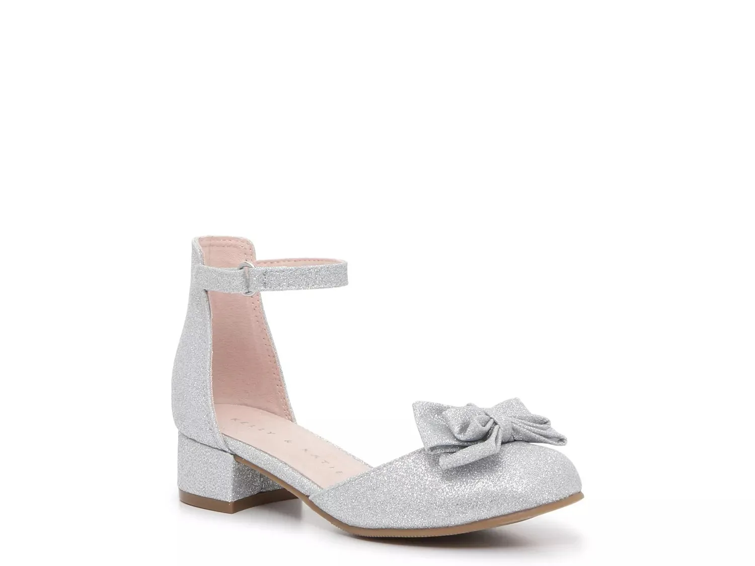 

Туфли Kelly & Katie Victoria Pump — детские, серебристый металлик