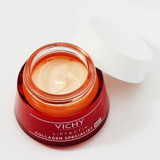 Масло для лица Vichy — Liftactiv Collagen Specialist Noc ночной против морщин, 50 мл — фото 3