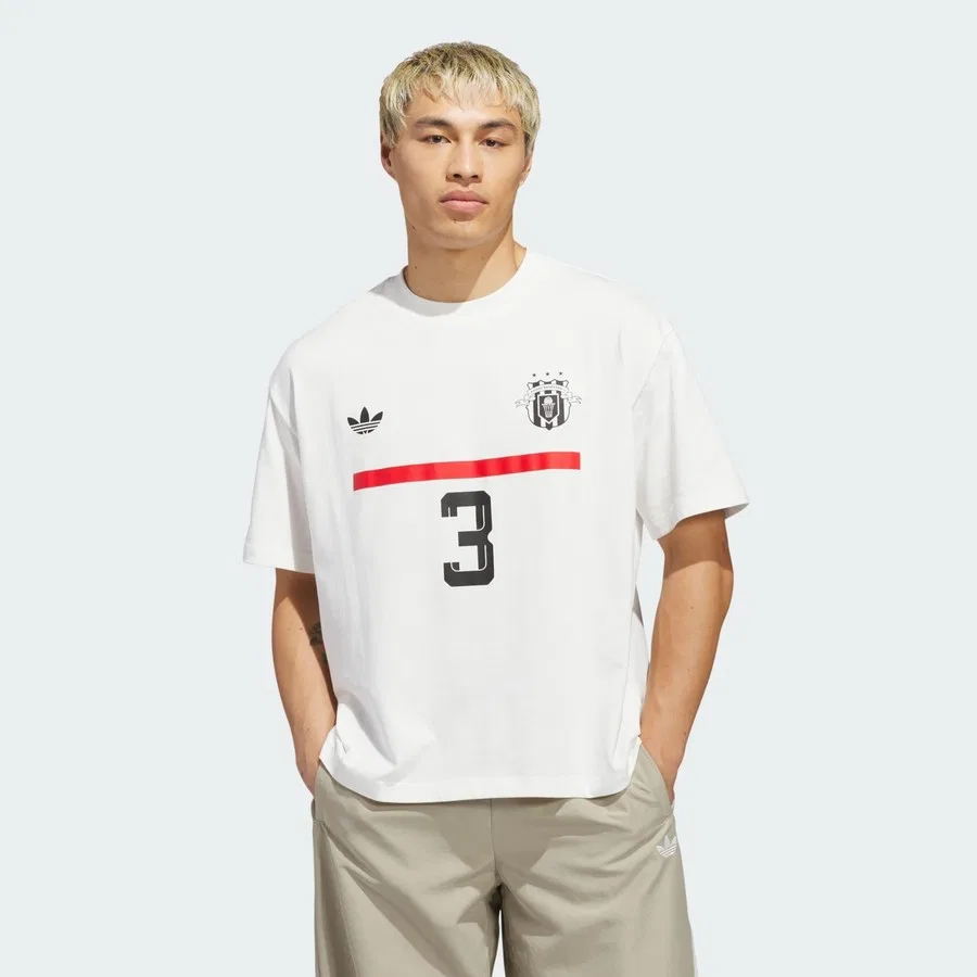 Футболка с принтом Jabbar GFX adidas Originals, Белый