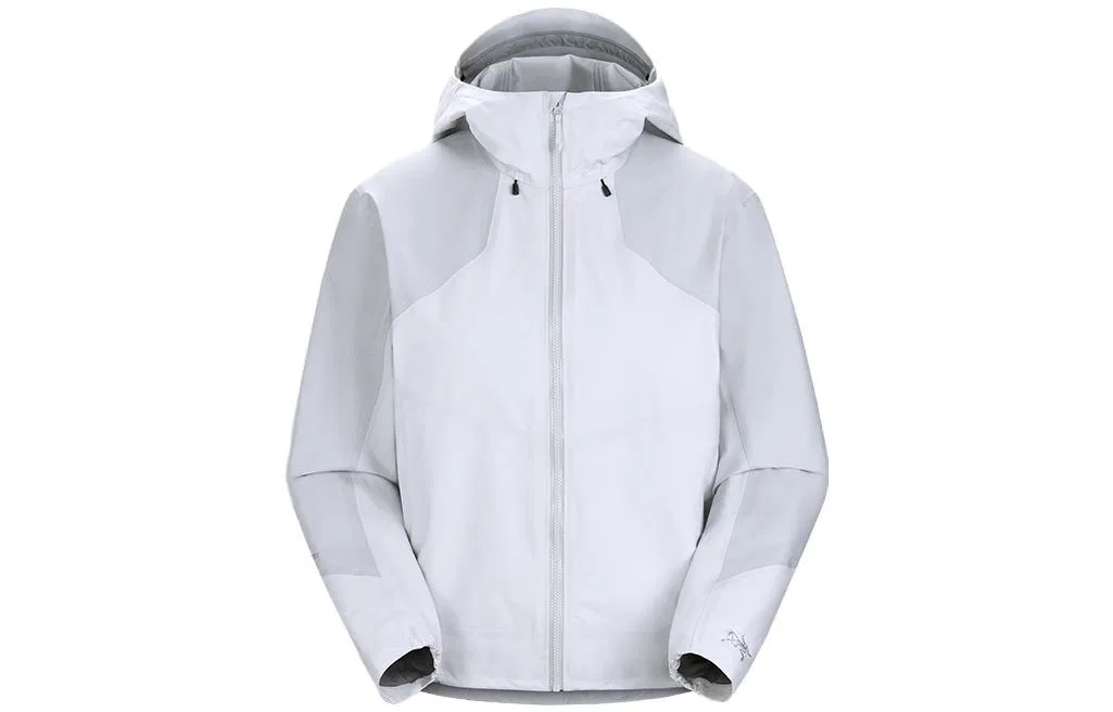 Женская ветровка с капюшоном, модель Beach Rafting, Arcteryx, Wicker Brown/Sprint Green — фото 3