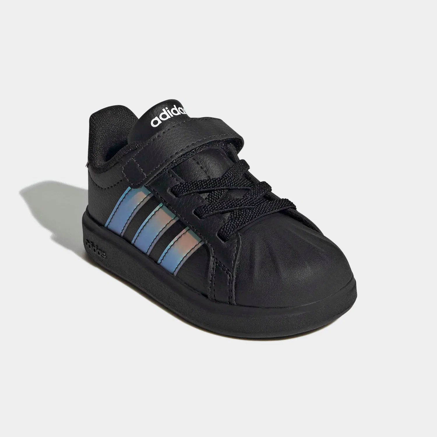Детские кроссовки, вдохновленные Adidas Superstar, Adidas Sportswear, White/Iridescent