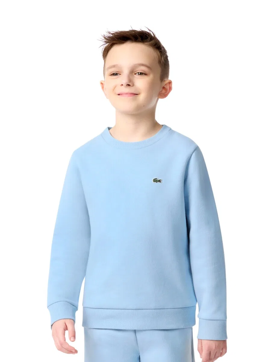 Толстовка LACOSTE светло-голубого цвета — фото 2