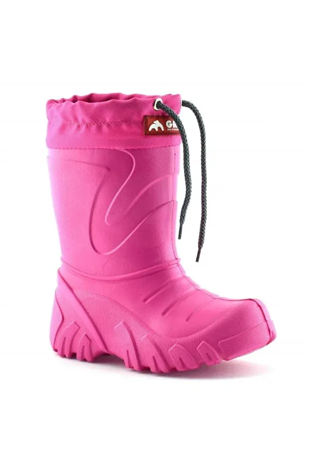 Детские сапоги для мальчиков с принтом Grizzly eva kids furry navy blue rain boots Lemigo, Multicolor — фото 2