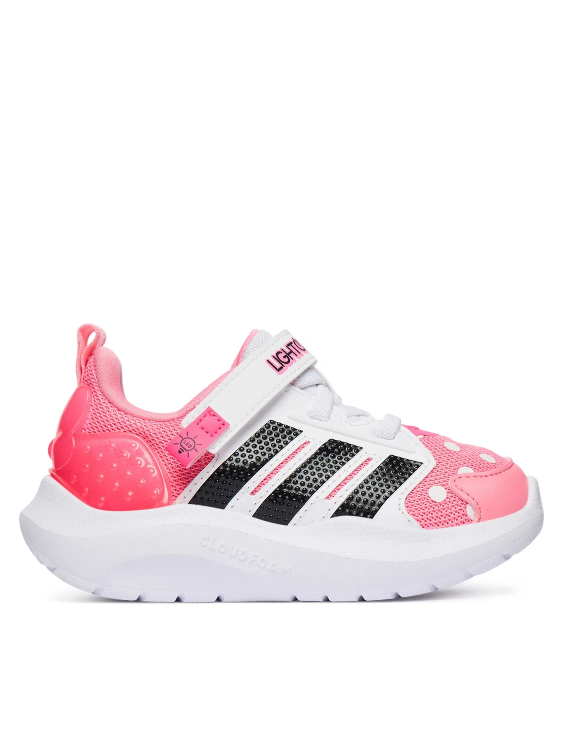 Кроссовки для девочки Disney Lightorama Minnie Mouse Adidas, розовый