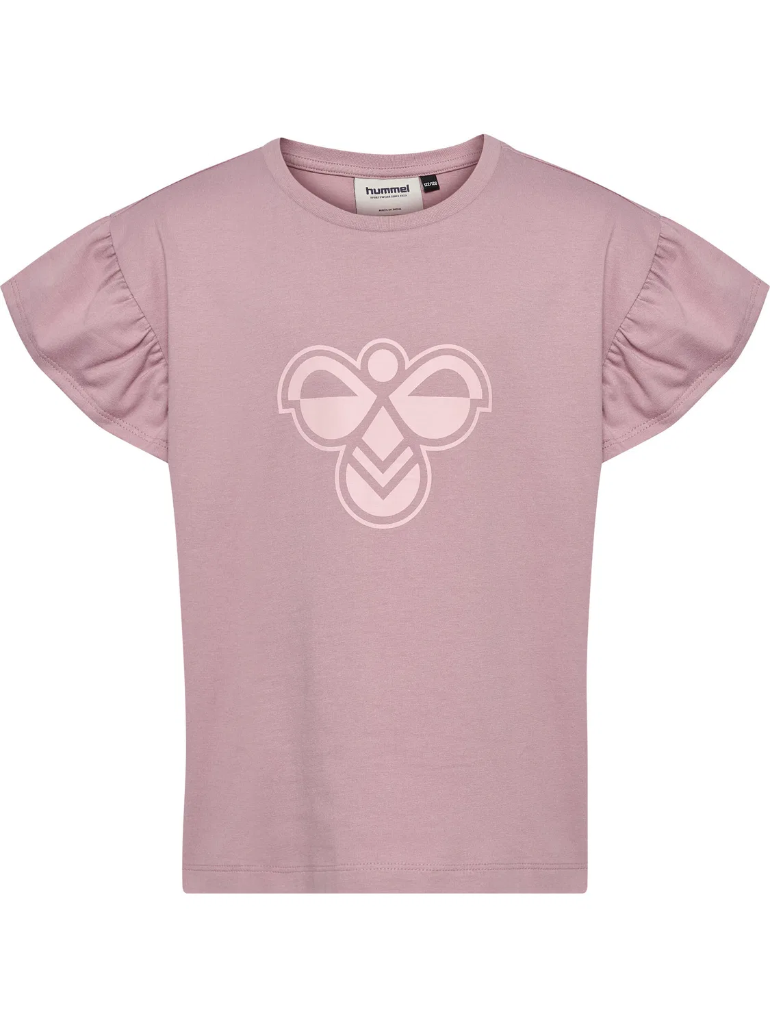 Детская футболка для девочек с рюшами Hmljr Ruffle Hummel, Violett