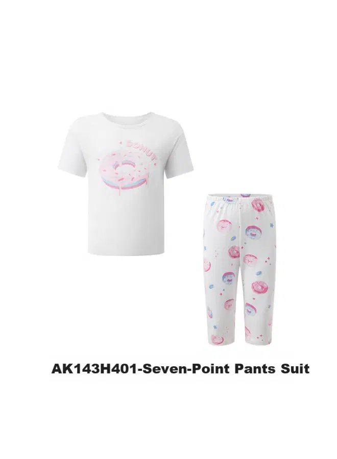 Комплект пижамы с коротким рукавом и бриджами Sweet Donut Aimer Kids, пончик — фото 3
