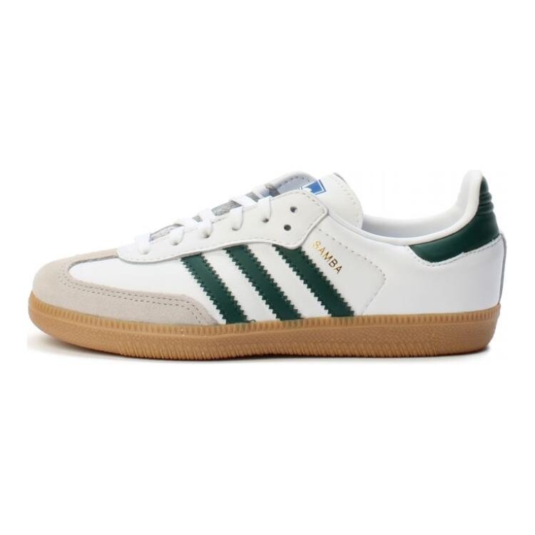 

Кроссовки Adidas Samba OG Cloud White Collegiate Green Gum PS, зеленый