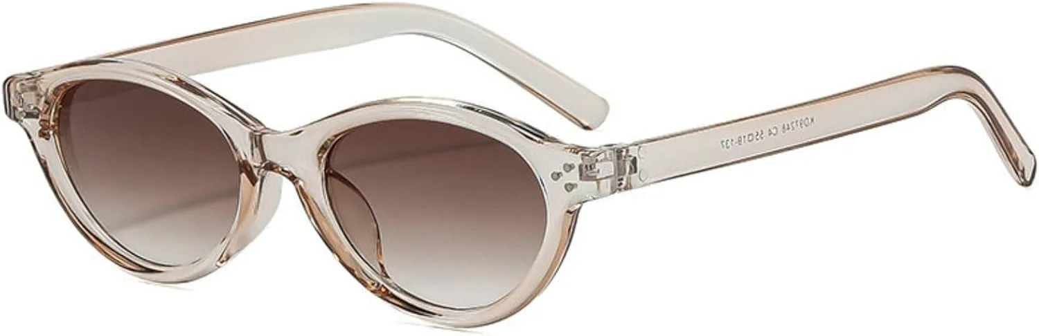 

Солнцезащитные очки Willochra Retro Rivet Oval для женщин, винтажные, 90-е, модные, дизайнерские, летние, для активного отдыха, черные с синим оттенком, UV400, C8