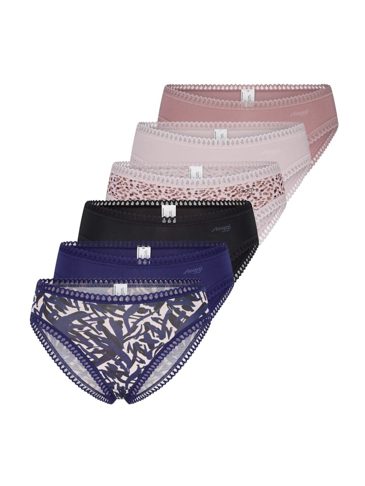 

Трусы Sloggi Slip GO Crush, цвет rosa/blau/schwarz