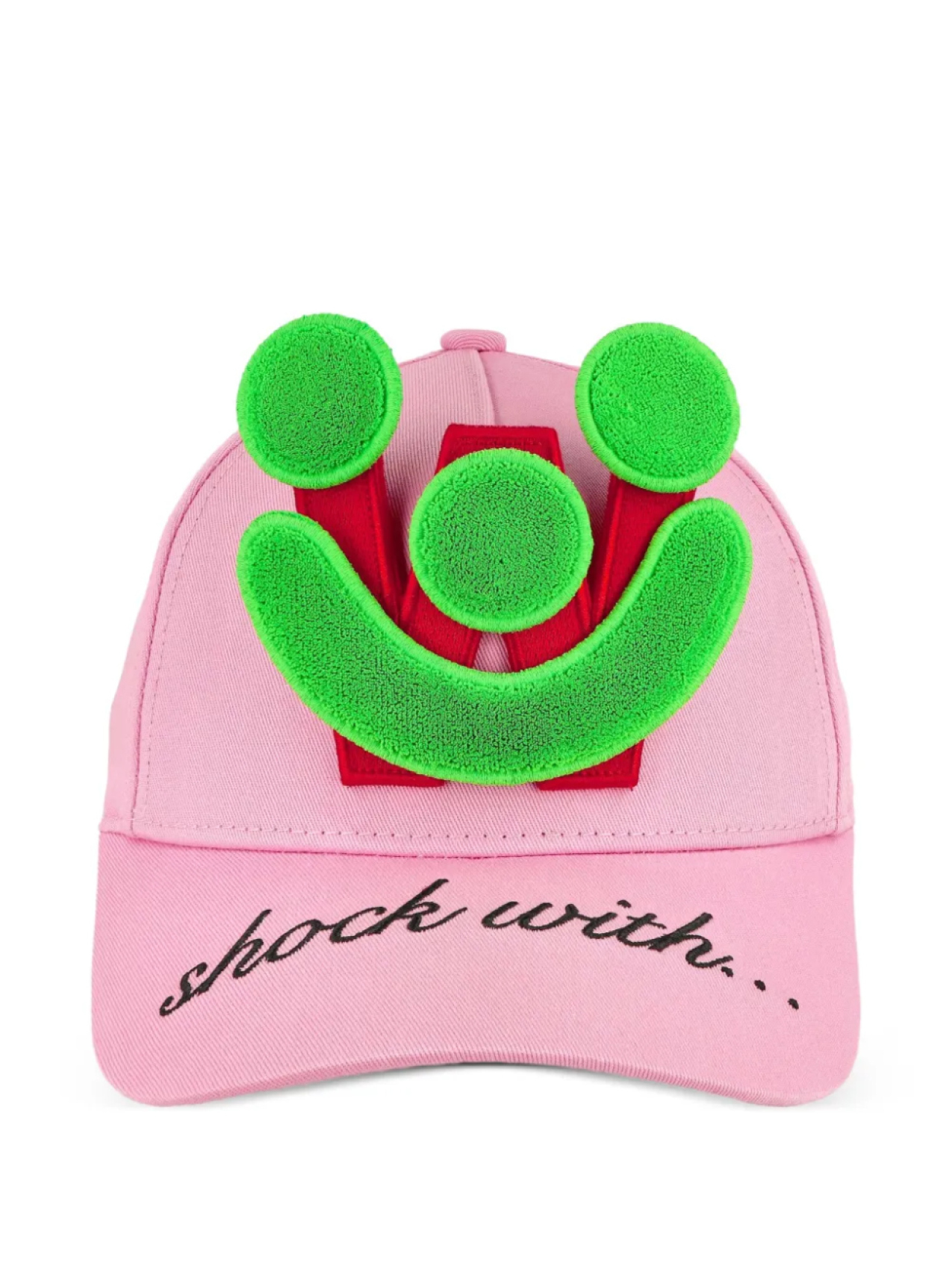 

Кепка со смайликами Walter Van Beirendonck, розовый