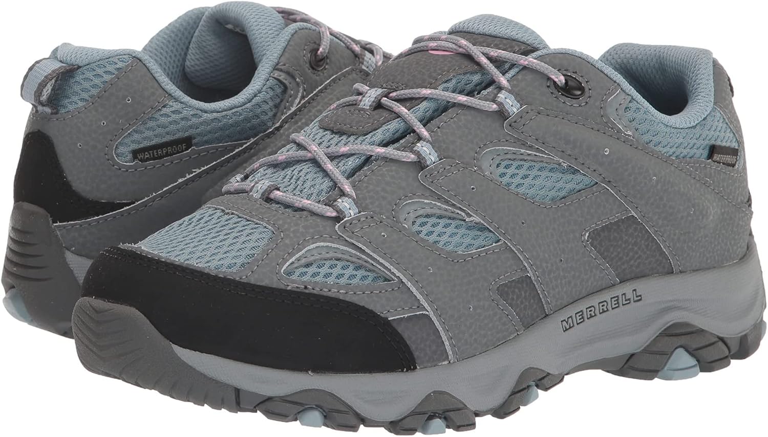 Детские походные ботинки Merrell Moab 3 Low с водонепроницаемой мембраной, Altitude — фото 2