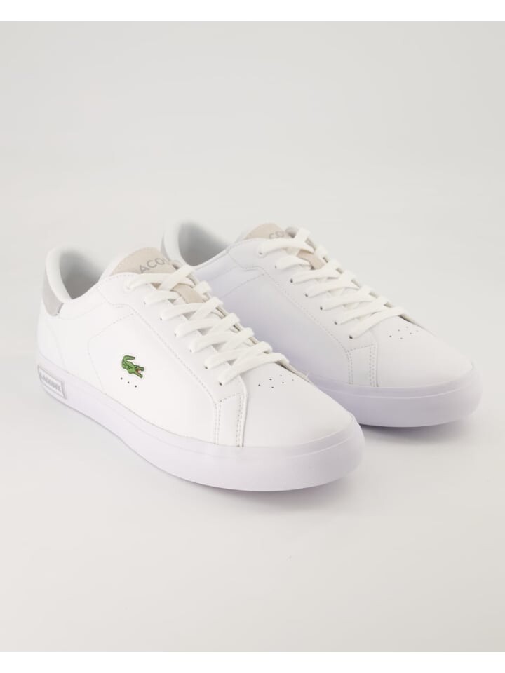 

Кроссовки на шнуровке Lacoste, белый