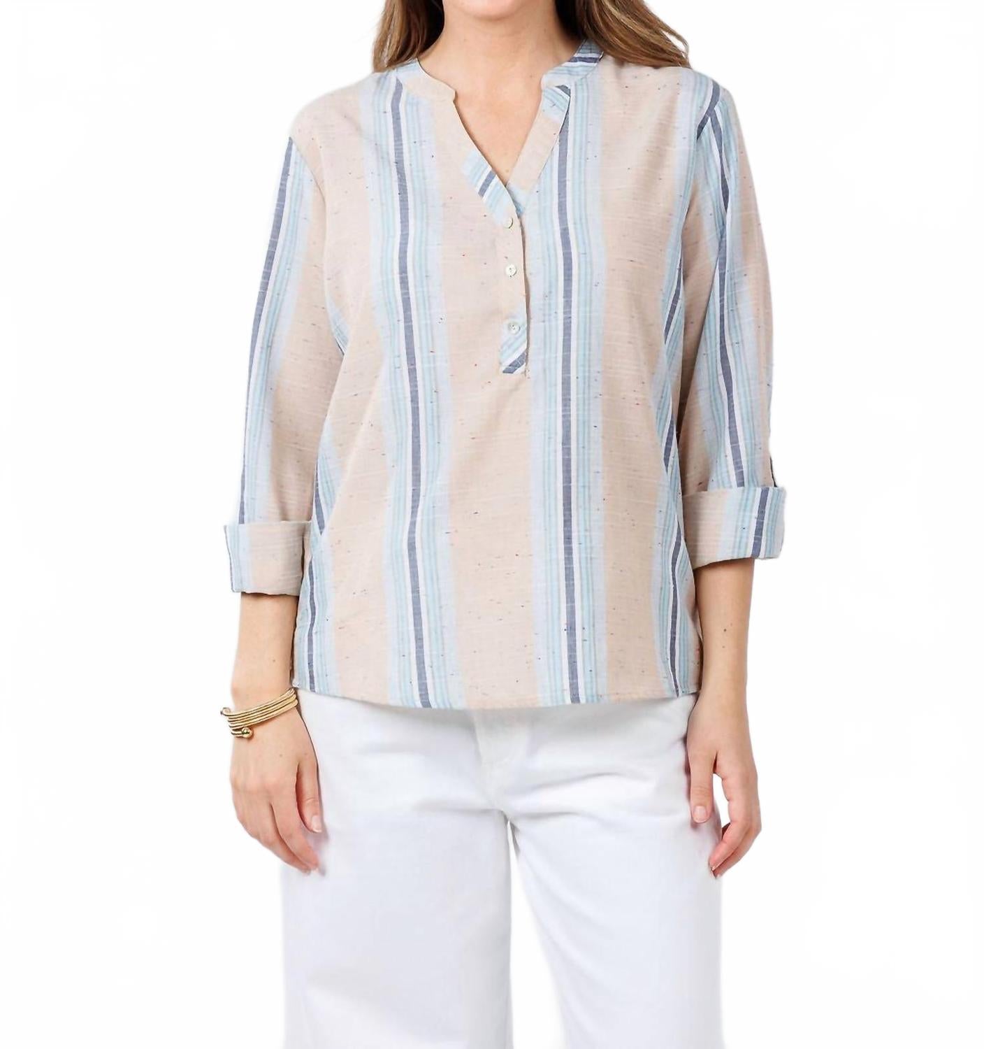 

Блузка с полосками и рукавами реглан Billy T, мультиколор