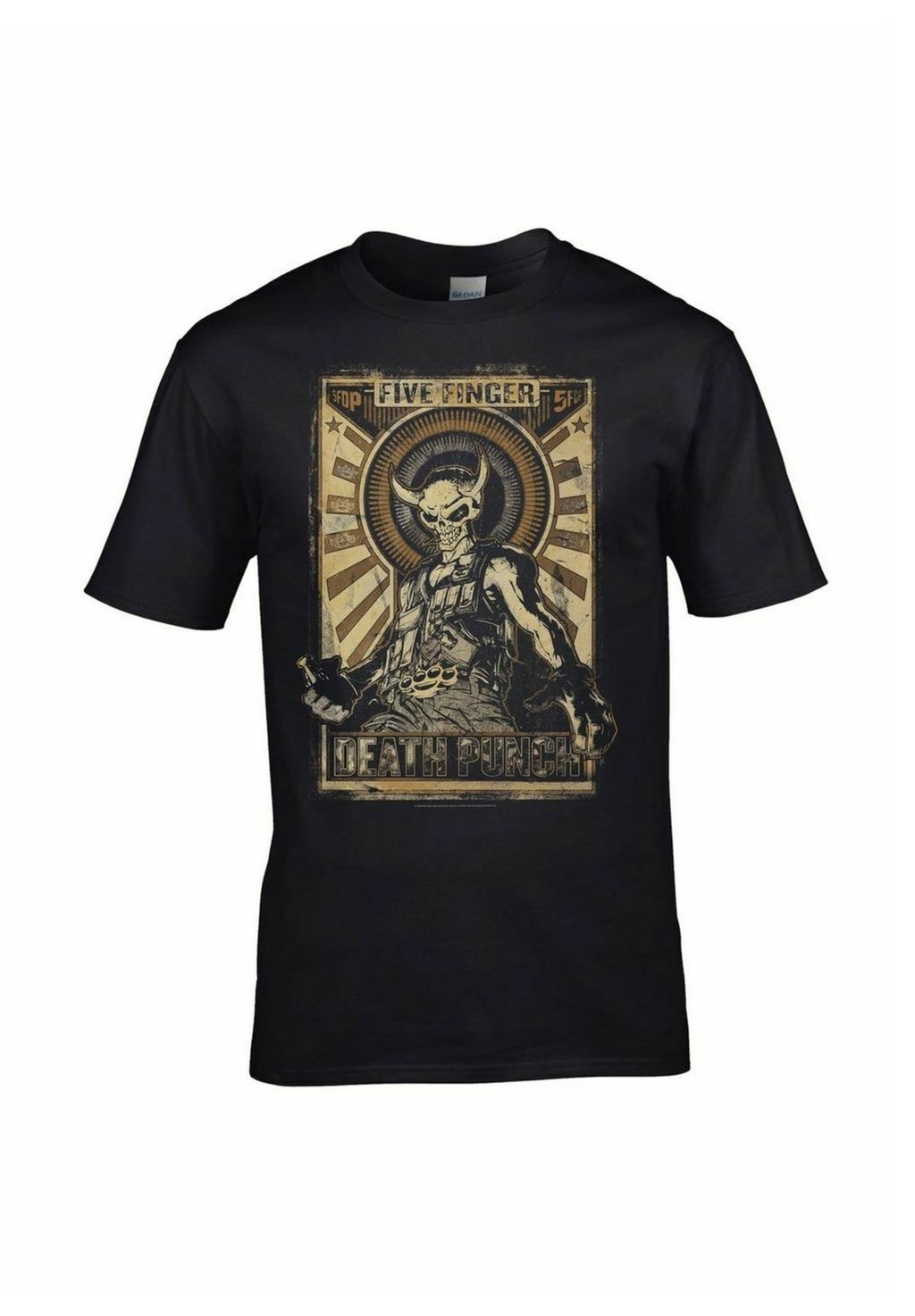

Футболка с принтом FIVE FINGER DEATH PUNCH MERCENARY rockshirts, черный
