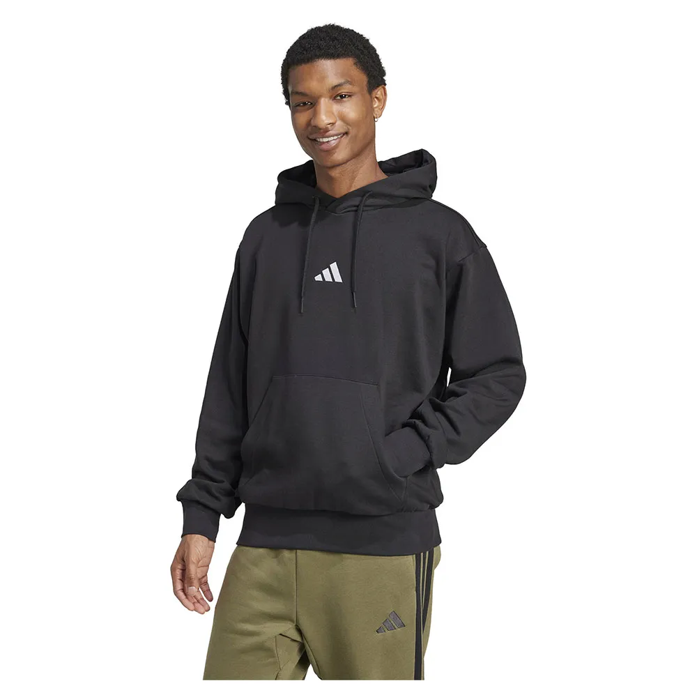 

Худи adidas Essentials Feelcozy Fleece, черный