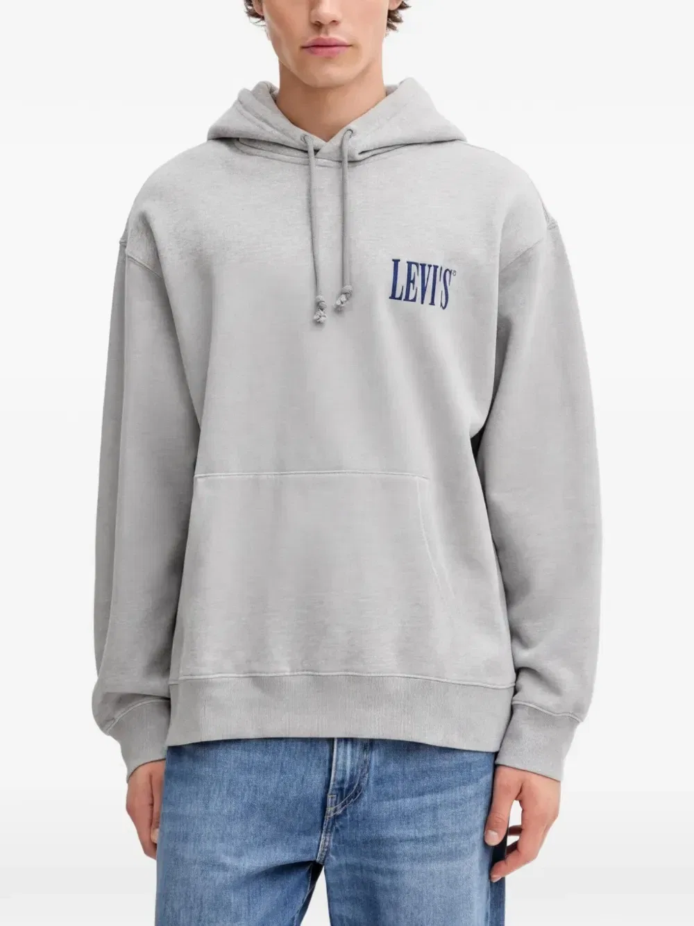 Толстовка с вышивкой логотипа Levi's, серый