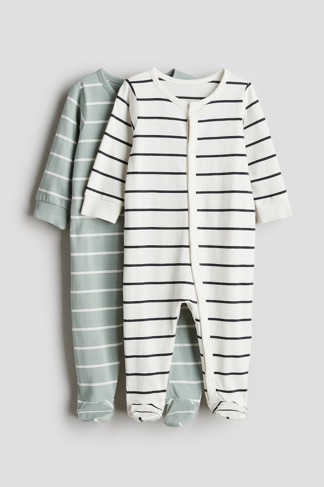 

2 упаковки хлопковых пижам H&M, мультиколор