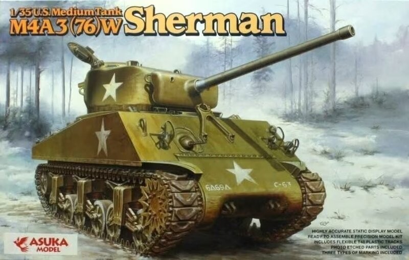 

Аска 35-019 1/35 M4A3 (76) W Шерман Creative