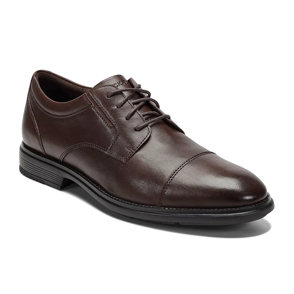 Мужские дерби Total Motion Turpin Cap Toe тёмно-коричневые от Rockport