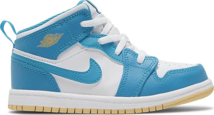 

Кроссовки Air Jordan 1 Mid TD 'Aquatone', синий