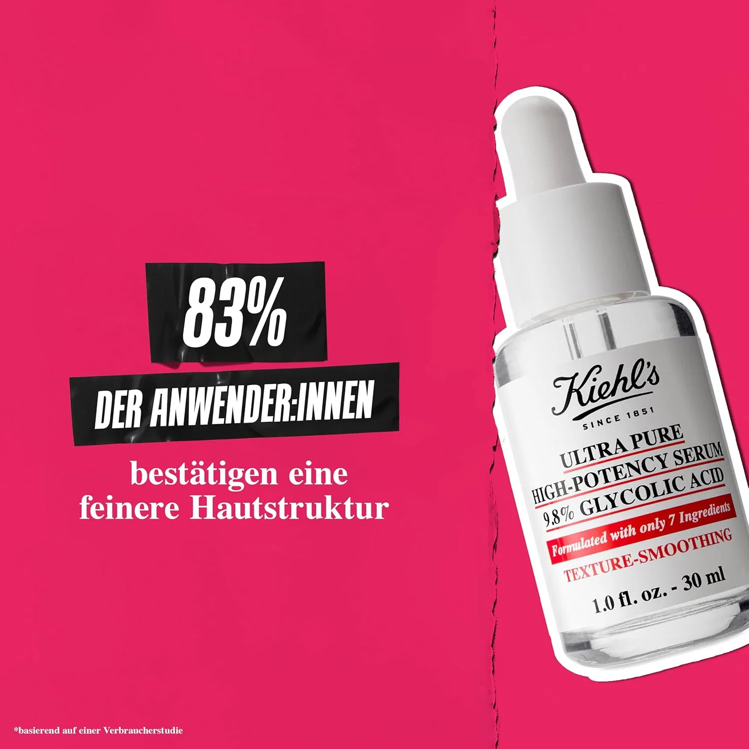 Сыворотка Kiehl's — Для лица с гликолевой кислотой . % от, 30 мл — фото 3