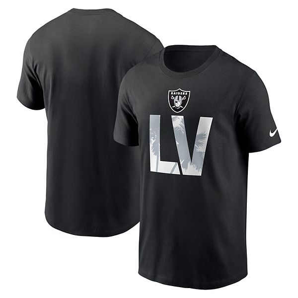 

Мужская черная футболка las vegas raiders local essential Nike