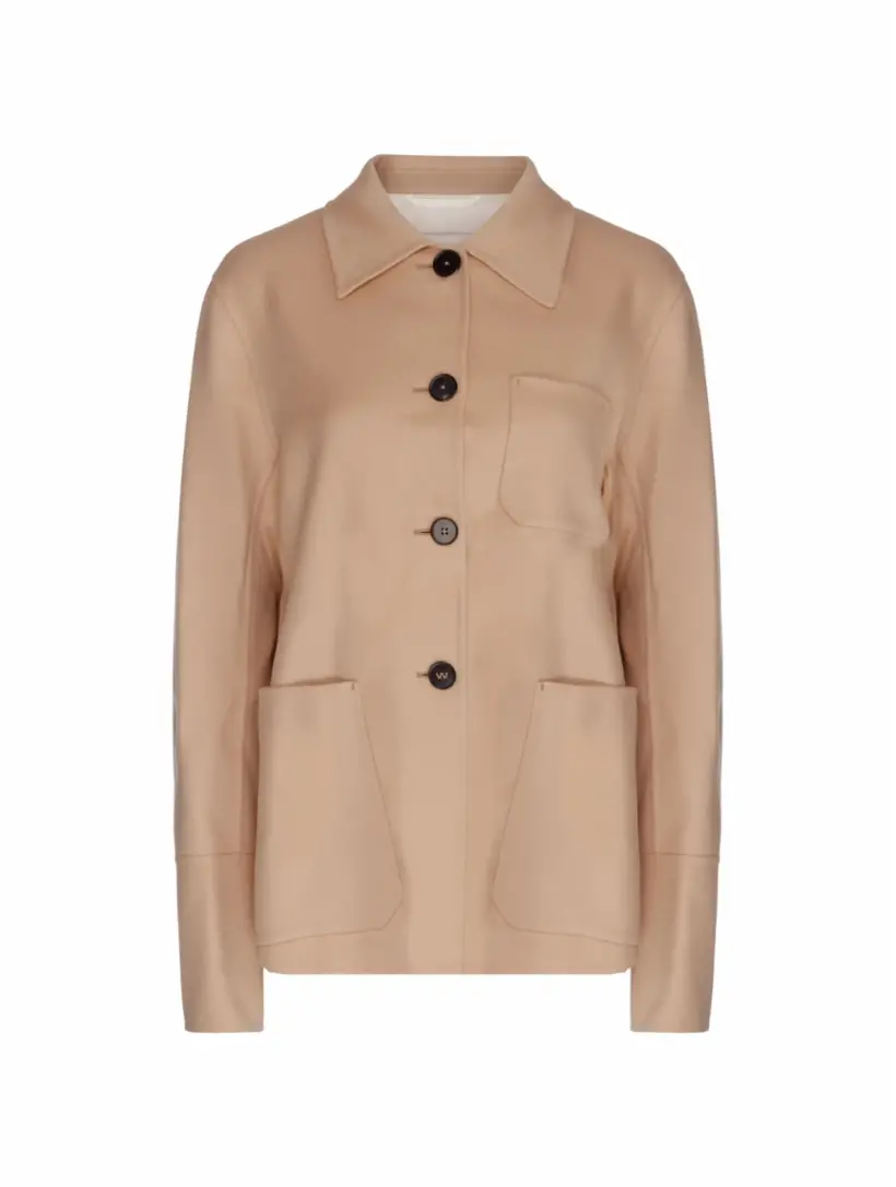 

Кашемировый овершот Jil Sander, бежевый