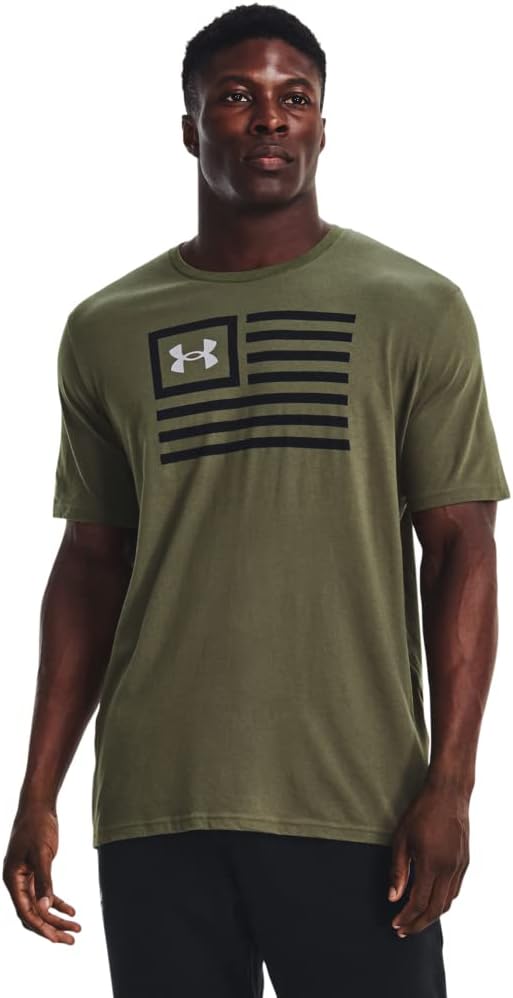 

Мужская футболка с коротким рукавом и принтом Freedom Chest от Under Armour, (390) Marine Od Green/Black, Черный, Мужская футболка с коротким рукавом и принтом Freedom Chest от Under Armour, (390) Marine Od Green/Black