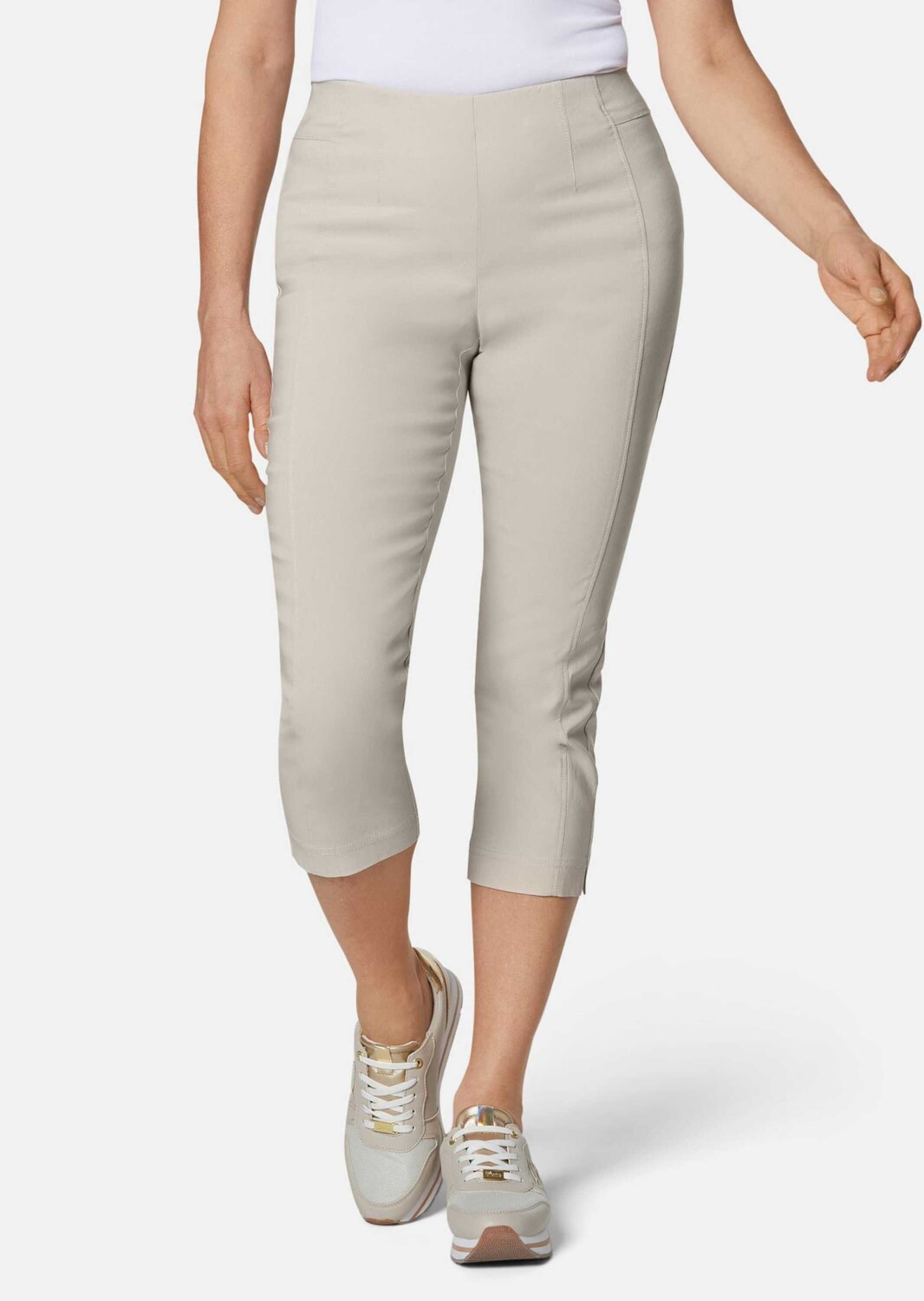 

Брюки GOLDNER 7/8 Super Stretch Louisa, цвет kitt
