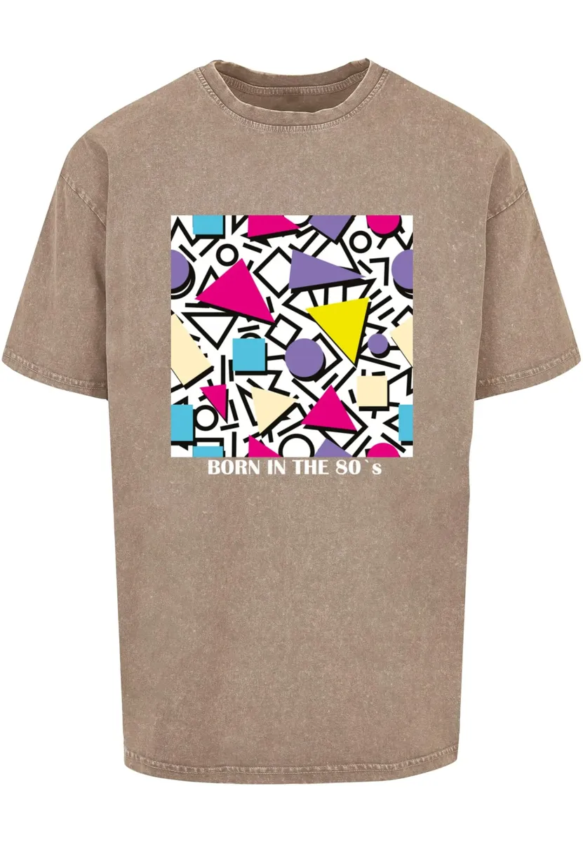 

Футболка MisterTee "MisterTee Мужская тяжелая футболка большого размера в стиле ретро с геометрическим рисунком ", хаки