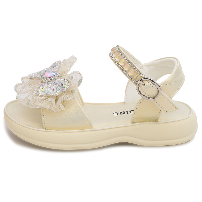 

Детские сандалии с противоскользящей амортизацией Budding, экрю