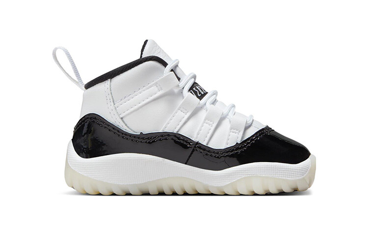 Jordan Air Jordan 11 Обувь для малышей TD, White/Black/Metallic Gold — фото 2