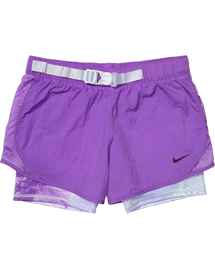 

Шорты Nike Kids Dry Tempo All Over Print Shorts 1, цвет Wild Berry/Wild Berry/Purple Chalk
