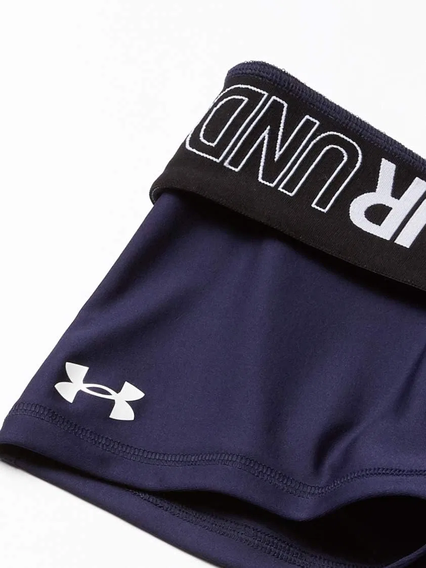 Команда Under Armour Girls' Team Shorty 4, Midnight Navy (410)/White — фото 3
