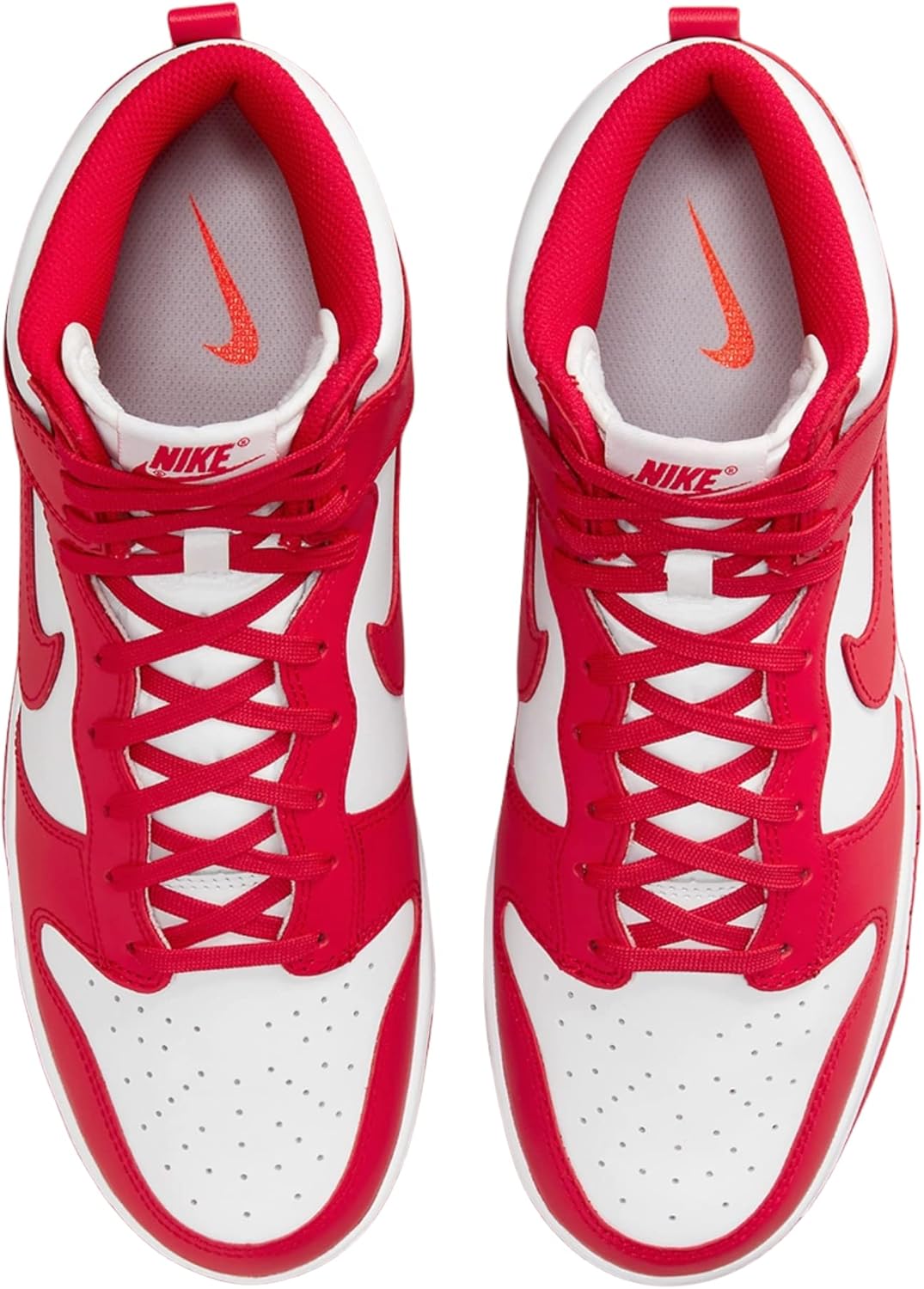 Детские кроссовки Nike Dunk High (Gs) унисекс, красный — фото 4