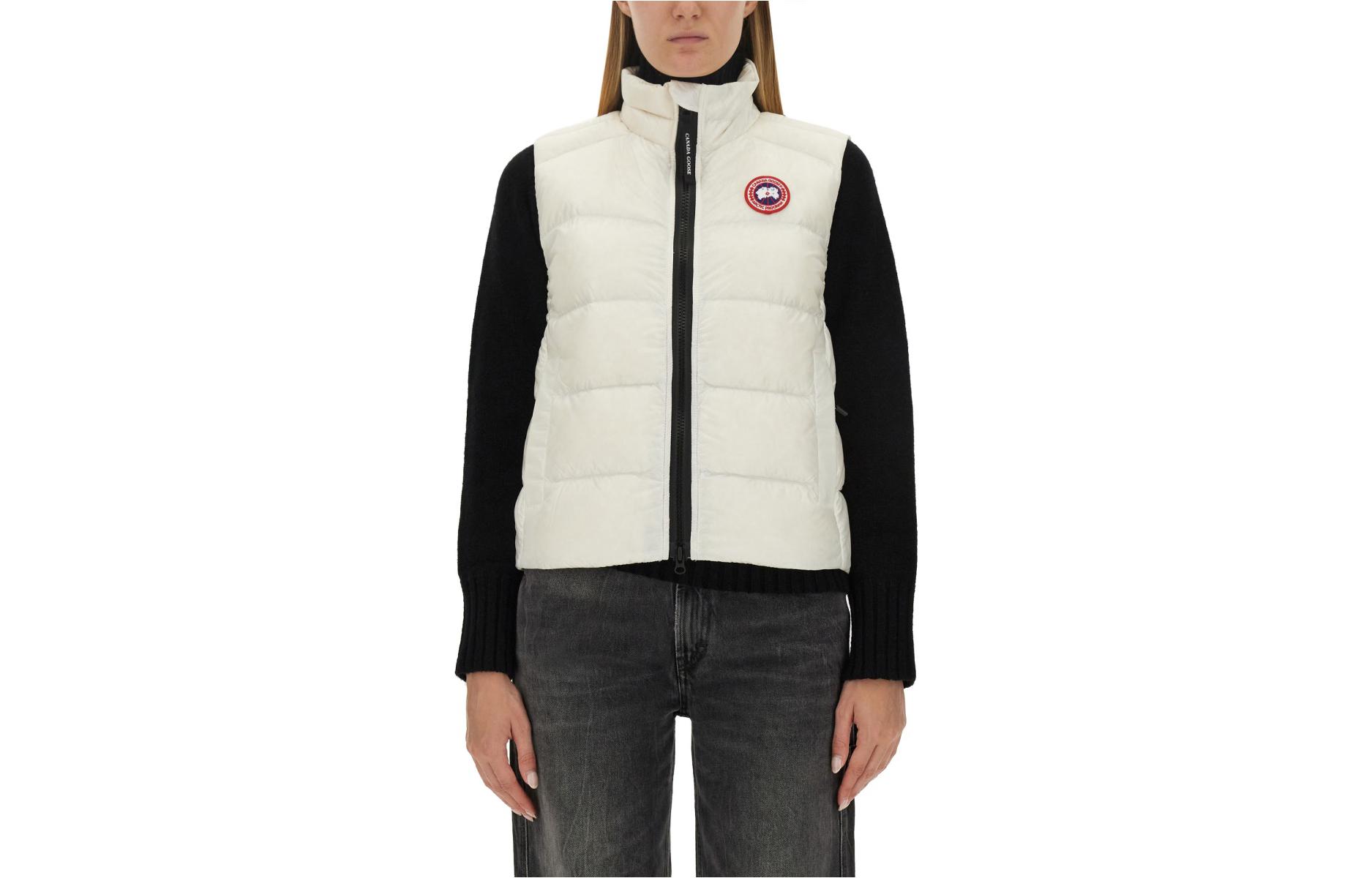 

Женская белая жилетка Canada Goose, Белый, Женская белая жилетка Canada Goose