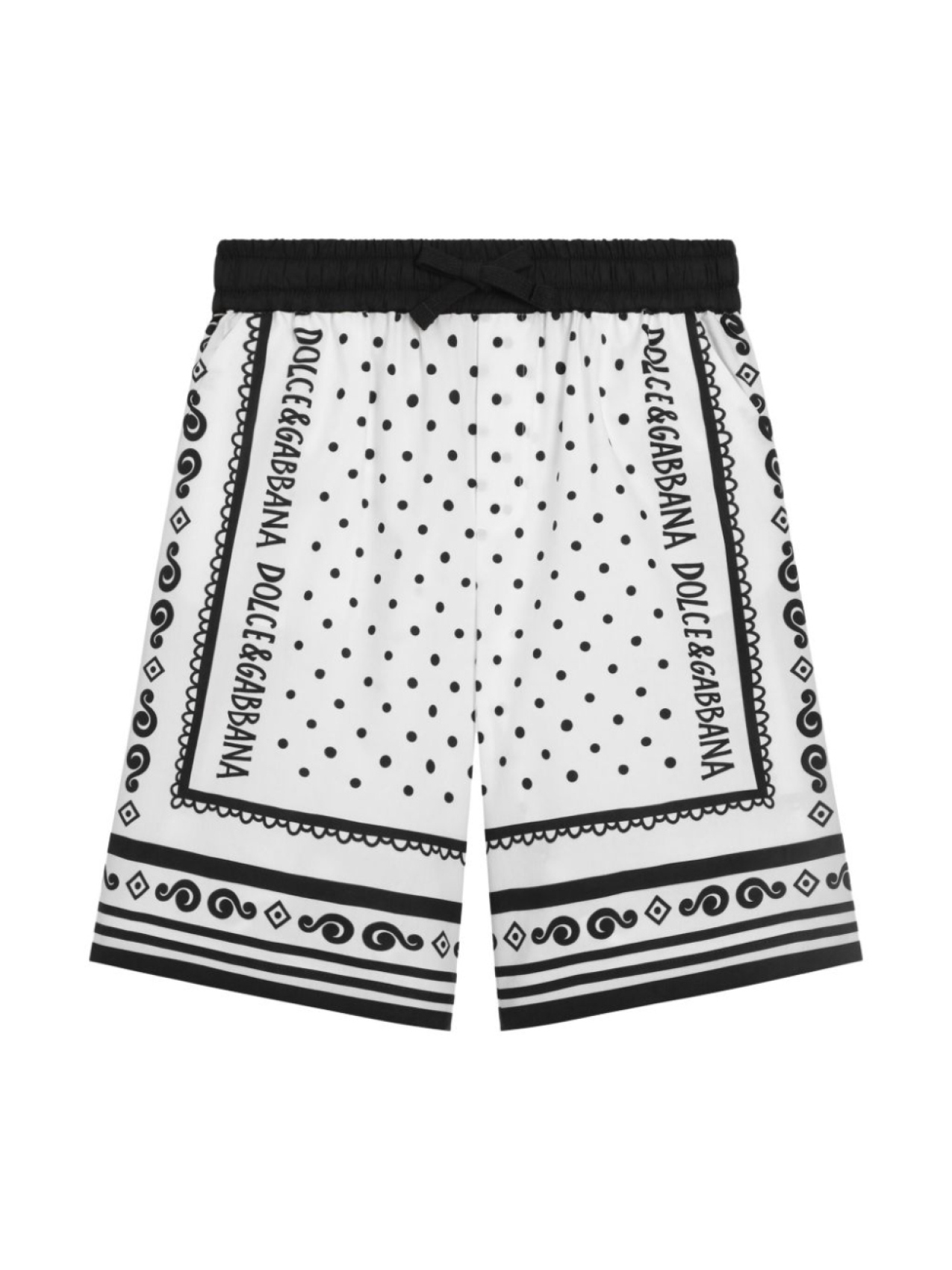 

Dolce & Gabbana Kids шорты с принтом, белый