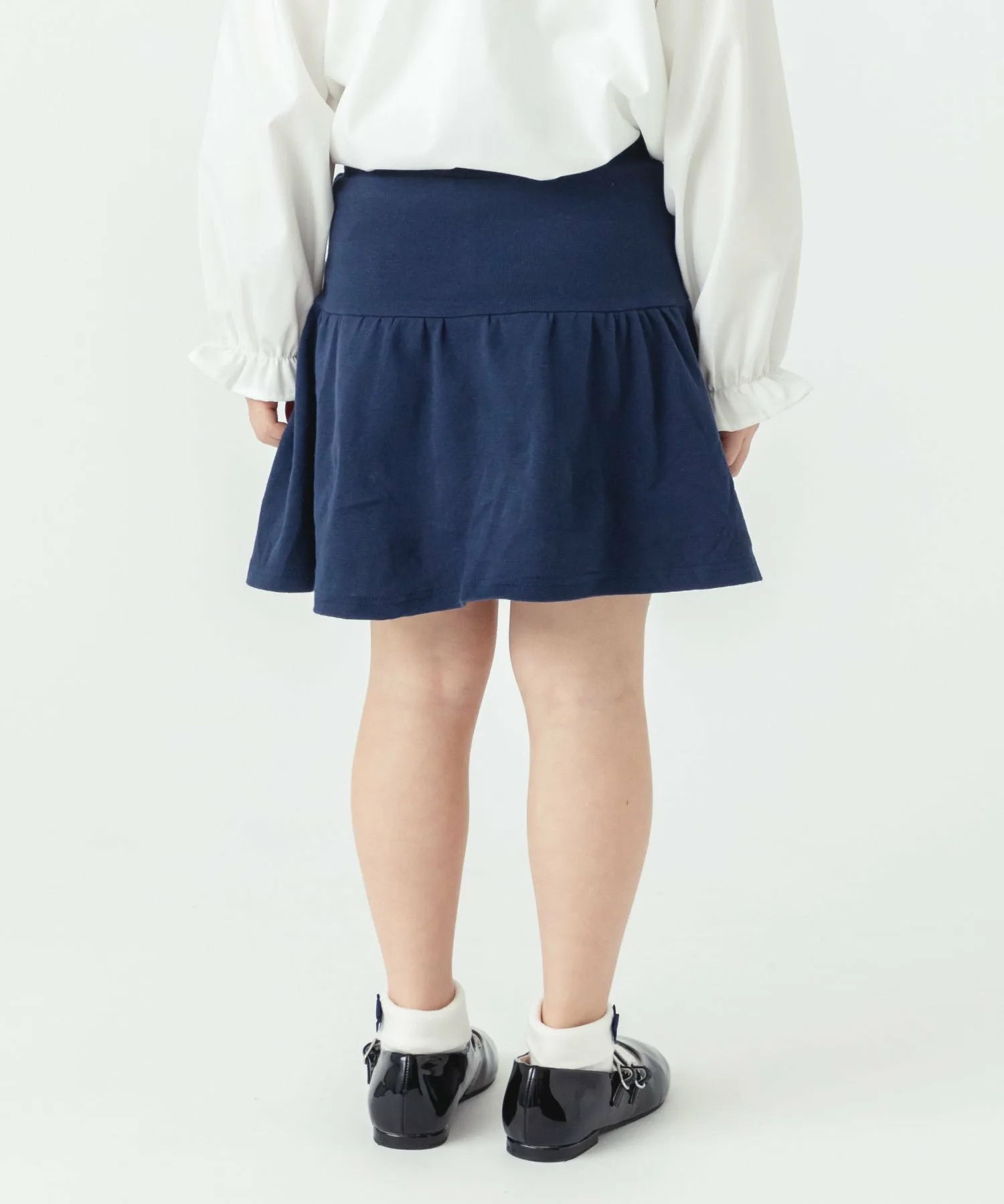 Юбка однотонные юбки длиной 1/4 Ever Closet, Dark Navy