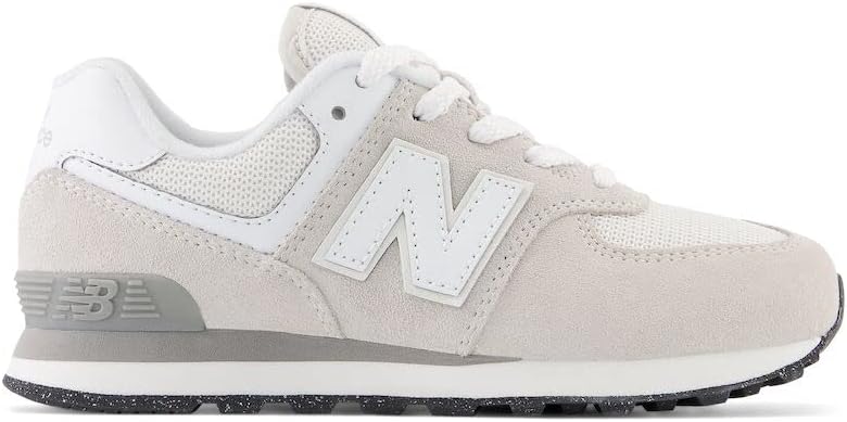 Кроссовки New Balance Kids' 574 V1 на шнуровке, белый — фото 2