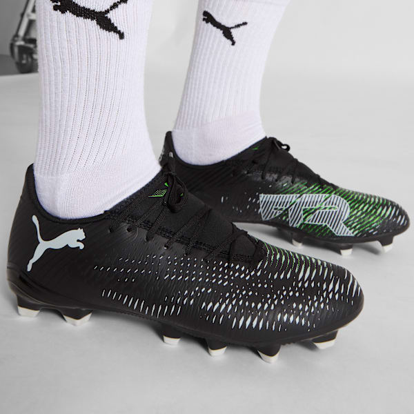 Мужские футбольные бутсы для игры на твердом/искусственном грунте Future 8 Play Puma, черный — фото 2