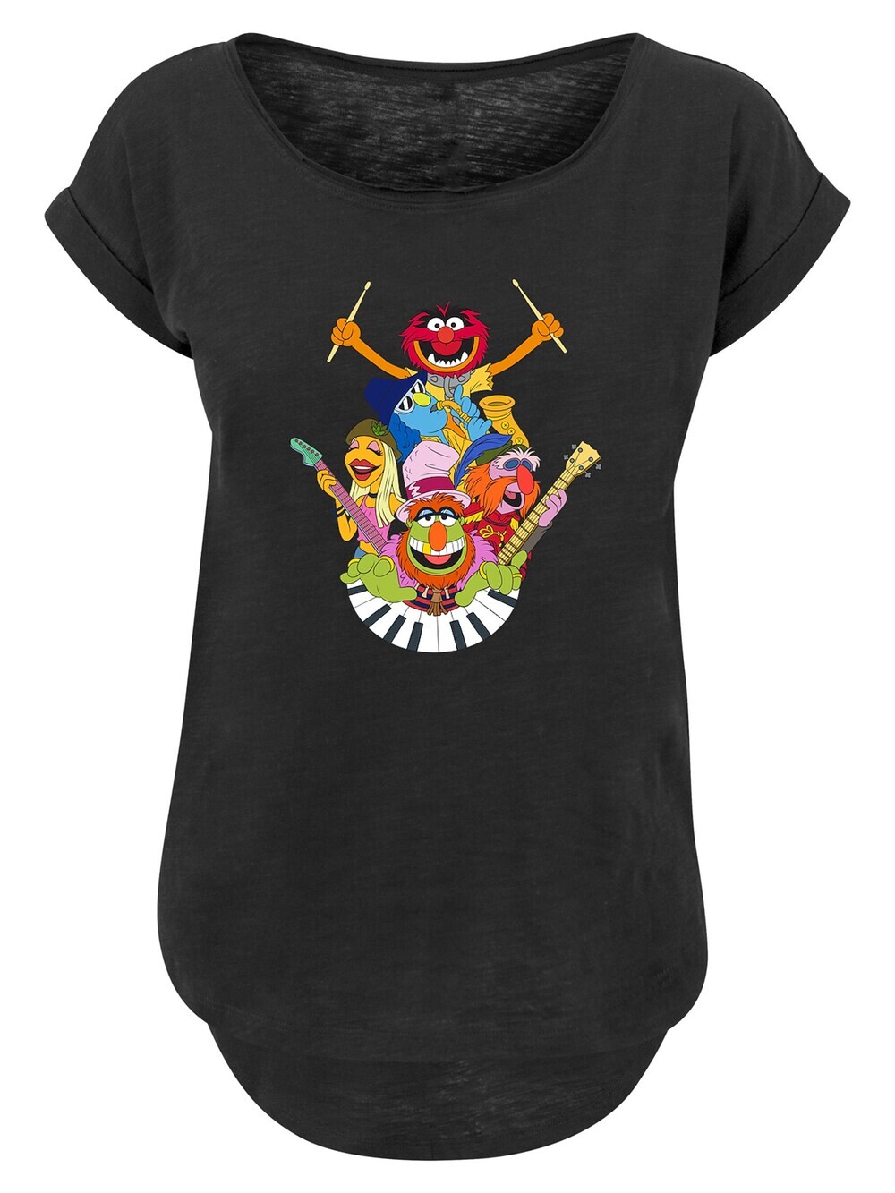 

Рубашка F4Nt4Stic Disney Muppets Dr.Teeth and The Electric Mayhem, черный