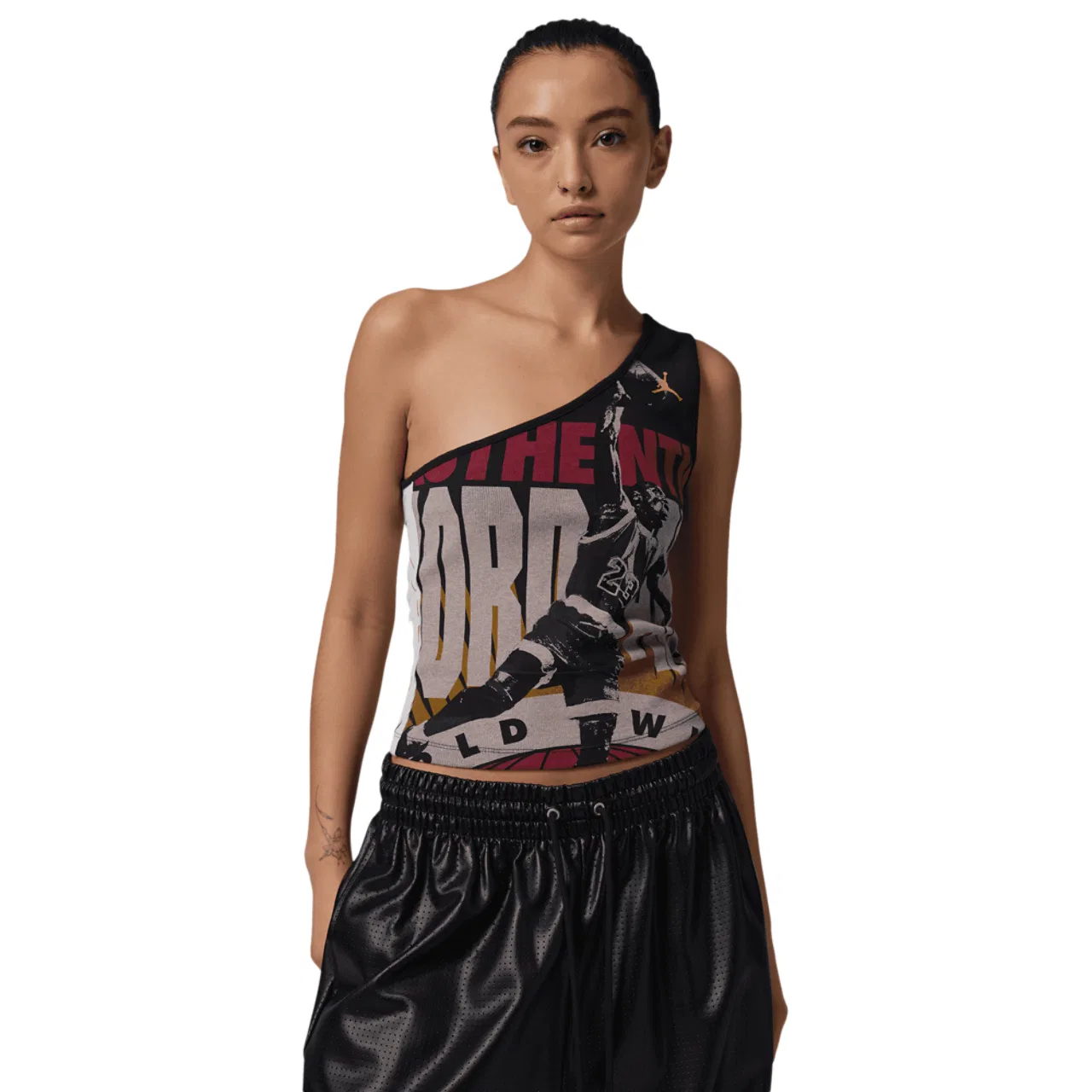 Женский топ-майка Flight Graphic Tank Jordan, цвет White/Sail