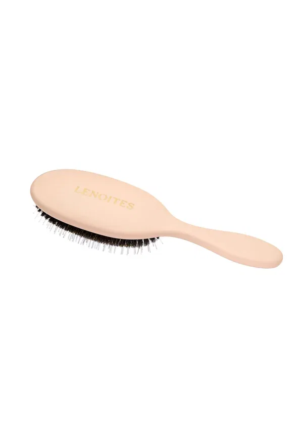 Щетка для волос овальная Wild boar hair brush, Lenoites, Pink — фото 3