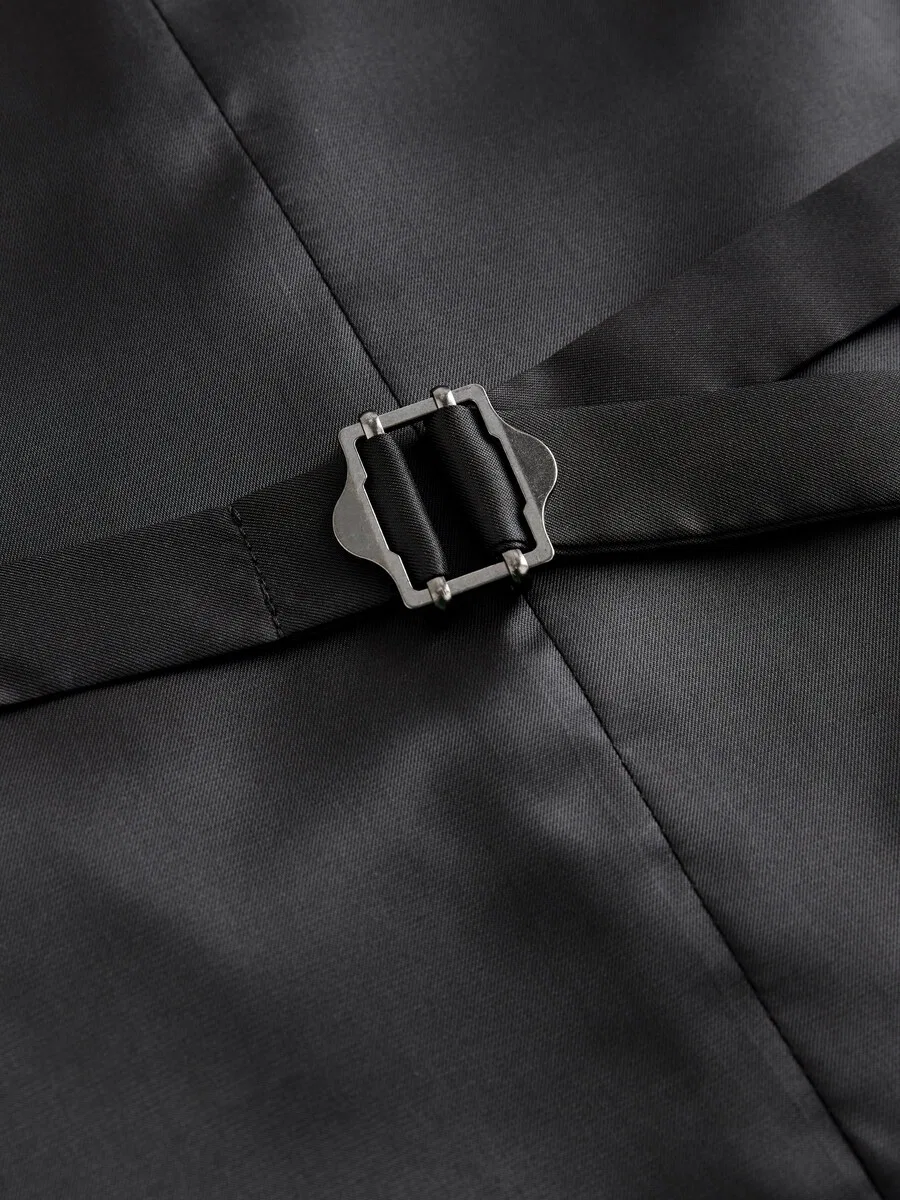 Жилет Next Suit светло-серого цвета — фото 4
