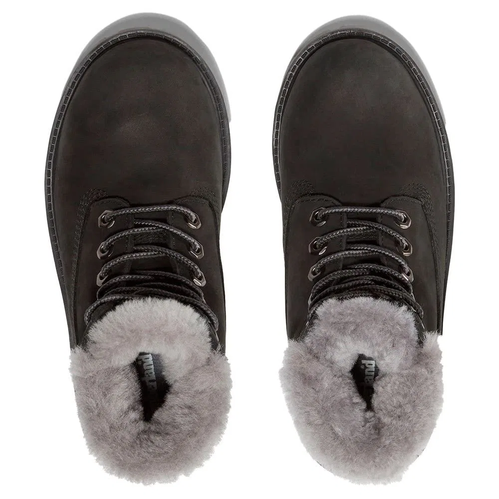 Детские зимние ботинки для походов с высоким берцем Timberland, Nero — фото 4