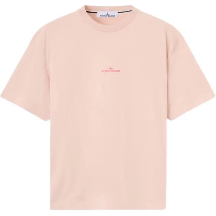 Мужская футболка с круглым вырезом, хлопковая Vintage Rose STONE ISLAND — фото 3